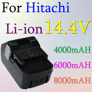 14,4 В 4.0/6.0/8.0 Замена литий-ионного аккумулятора Ah для Hitachi BSL1430 CJ14DSL BSL1440 CR14DSL BSL1415 DDS14DSL