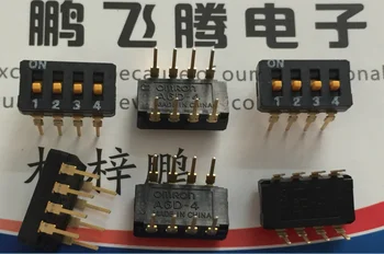 1ШТ Оригинальный японский A6D-4103 герметичный кодовый переключатель набора номера 4-битный ключ кодирования 2.54 мм