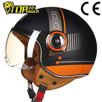 BEON Ретро мотоциклетный шлем Chopper с открытым лицом Винтажный Мото Шлем Capacete De Moto Мужчины Женщины Мото Скутер Мотоцикл Casco Moto