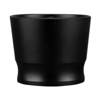 Измельчитель, Алюминиевое Интеллектуальное Дозирующее кольцо для чаши для заваривания, устройство для сбора кофейного порошка, Инструмент для приготовления Эспрессо, Инструмент для Бариста 58 мм, черный