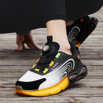 Новые модные кроссовки для мужчин, дышащие женские кроссовки для бега, кроссовки с низкой посадкой на быстрой шнуровке, Амортизирующие спортивные кроссовки для бега трусцой.