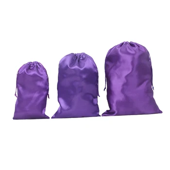 Пустые пучки для наращивания волос Virgin упаковка для париков шелковая атласная сумка