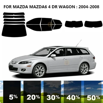 Предварительно Обработанная нанокерамика car UV Window Tint Kit Автомобильная Оконная Пленка Для MAZDA MAZDA6 4 DR WAGON 2004-2008