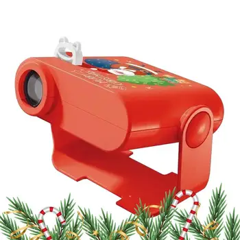Рождественский Световой Проектор Christmas Party Light Projector Детский Проектор Интерактивная Игрушка С 5 Слайдами И Катушками Изображений