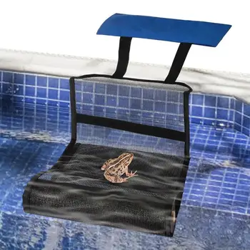 Спасательный пандус для животных, плавающий в бассейне Инструмент для защиты животных, спасательный пандус для наружной твари, лягушки, бурундука