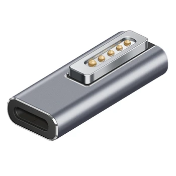 Магнитный адаптер USB C Type C/DC5521 к разъему Magsafe 2, адаптер быстрой зарядки PD для Air/Pro