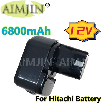Для Аккумуляторных батарей Hitachi 12 В, 6800 мАч EB1214S, EB1220BL, EB1122S, WR12DMR, CD4D, DH15DV, Инструментов C5D