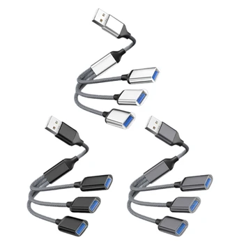 USB OTG Разветвитель Y-Образный Кабель USB Male to 3 Female USB 2.0 Конвертер С Несколькими USB-портами Расширитель Концентратор Многопортовый Разделенный Адаптер