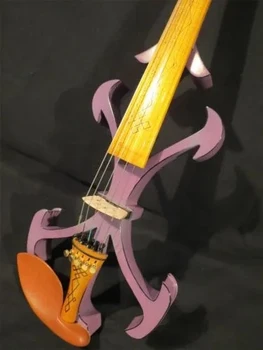 НОВАЯ модель электрической скрипки crazy - 2 Song art streamline с 5 струнами 4/4, массив дерева #7269
