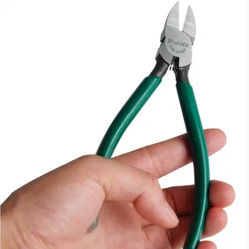Оригинальный Pro'Skit PM-806F тонкий нож косые плоскогубцы водяные плоскогубцы инструмент для диагональной зачистки проволоки