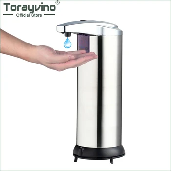 Torayvino Smart Sensor Дозатор Мыла Автоматический Жидкий ABS Пластик Hands Free Сенсорный Дозатор Мыла Для Кухни Ванной Комнаты