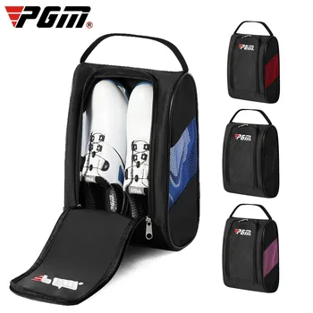 PGM Нейлоновая сумка для обуви для мини-гольфа, портативные сумки для кроссовок, держатель для мяча для гольфа, легкая дышащая сумка, сумка для футболки, аксессуары для гольфа.