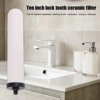 10-дюймовый керамический фильтр для воды Фильтры для очистки водопроводной воды со свечой и активированным углем