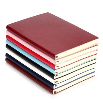 5X6 цветов в случайной мягкой обложке из искусственной кожи, блокнот для записей, дневник на 100 страницах с подкладкой.