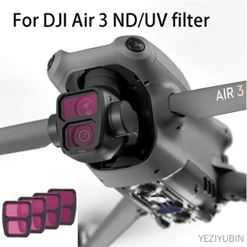 Для DJI Air 3 Аксессуары для дрона Оптический ND/UV Многослойный осветляющий быстроразъемный фильтр для DJI Air 3 ND Filter