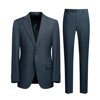 2775- R-Серый шерстяной костюм мужской костюм senior sense business повседневная официальная одежда