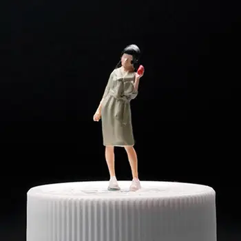 Миниатюрная модель для девочек в масштабе 1: 64 Фигурка девушки-человека Модель персонажа в масштабе 1/64 Модель человека