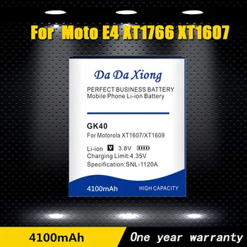 4100 мАч Батарея GK40 Для Motorola G4 Play для E4 XT1766 XT1607 XT1609 XT1600 MOT1609BAT SNN5976A Мобильный Телефон Bateria