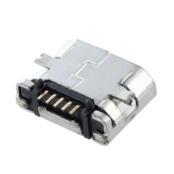 100 шт. Запасных частей Тип B Micro-USB Разъем-розетка для розетки в розницу