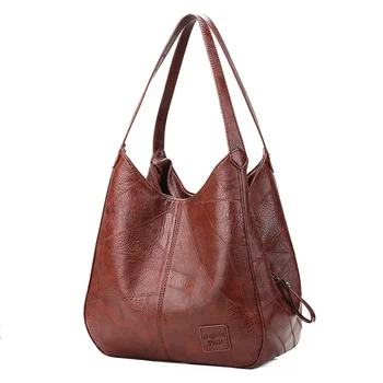 Женские сумки через плечо 2023 new tide из мягкой кожи вместимостью до плеча, модная женская сумка через плечо в корейском стиле, сумочка