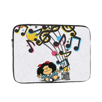 Ноутбук Чехол Для ноутбука Сумка Mafalda Music Vintage Computer Sleeve Case Amine 12 