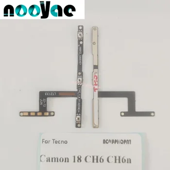 Для Tecno Camon 18 CH6 CH6n Включение Выключение Увеличение Уменьшение громкости Ленточная кнопка питания Гибкий кабель