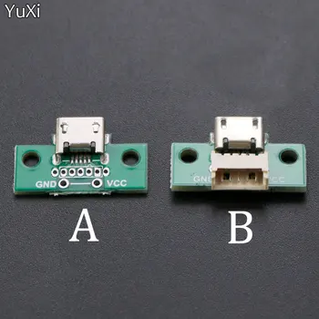 YUXI 1шт Micro Mini USB Jack Тестовая Плата Android Micro Разъем-Розетка 2P 2Pin Разъем Для Зарядки