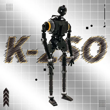 MOC Строительный Блок K-2SO Робот-Десантник Rogue One Фигурка Игрушки Серии Space Wars Модель Подарок На Рождество Детям Juguetes