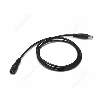 Удлинительный кабель постоянного тока 5,5 мм x 2,5 мм 5 В 12 В 24 В 1 м 1,5 м Разъем Jack Plug Медные Провода для автомобильного зарядного устройства XGIMI Адаптер питания переменного тока