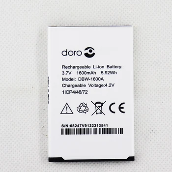 2шт, 5шт, 10шт Аккумулятор DBW-1600A емкостью 1600 мАч для мобильного телефона Doro 7010 7011 7781 Secure 780x