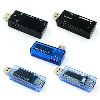 USB детектор тока и напряжения, тестер быстрой зарядки, определение емкости по току и напряжению с двумя USB, двойной USB адаптер