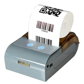 Термопринтер RS232/USB 58 мм Bluetooth, мобильный телефон, портативный POS-чек, офис оплаты, USB-наклейка, этикетка, мобильный принтер