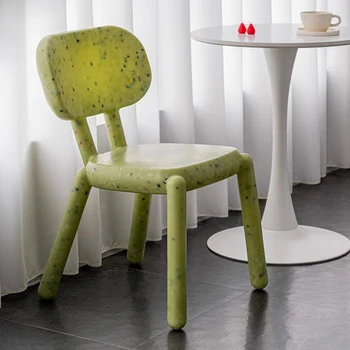 Скандинавский пластиковый кухонный обеденный стул Accent Outdoor Home Ins Creative Desk Chair Leisure Chair Ресторан Stuhl Furniture WKDC