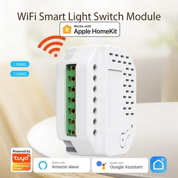 Wifi Smart 1/2 Way Light Светодиодный Модуль Диммера Smart Life /Tuya APP Модуль Дистанционного Управления Распределительным Устройством Для Дома Прост В использовании