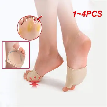 1 ~ 4ШТ. Ботинки Гипоаллергенные, снимают боль в ногах, предотвращают мозоли, Прочная Защищенная накладка на половину пальца стопы для облегчения боли в ногах