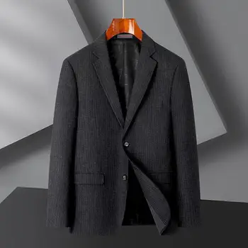 Z659-Летний новый тренд, слегка свободные мужские костюмы для отдыха, деловой профессии, британский костюм для мужчин
