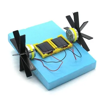 Солнечная гребная лодка технология diy небольшое производство тысячи научно-популярных моделей лодок, игрушка самодельная лодка ручной работы