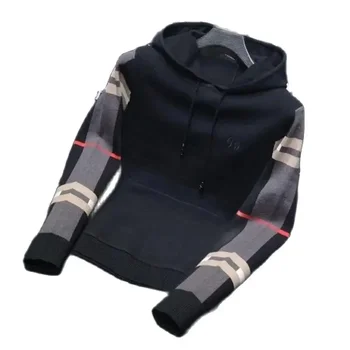 Зимняя мужская одежда для гольфа 2023 года, Новый мужской пуловер с капюшоном, повседневная Универсальная футболка для гольфа с модным принтом, Корейская роскошная одежда