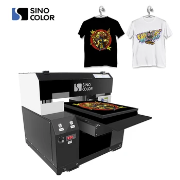 Горячие продажи dtg принтера для печати футболок из ткани любого цвета