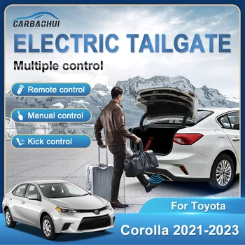 Комплект питания задней двери автомобиля с электроприводом, Автоподъемник, Электропривод багажника, пульт дистанционного управления, датчик удара задней двери для Toyota Corolla 2021-2023