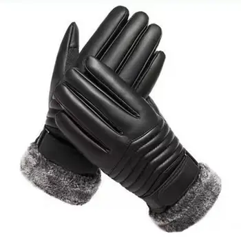 Зимние перчатки для верховой езды с плюшевой подкладкой, Зимние мотоциклетные перчатки для верховой езды, зимние мотоциклетные перчатки, нескользящие, водонепроницаемые, сенсорные для мужчин