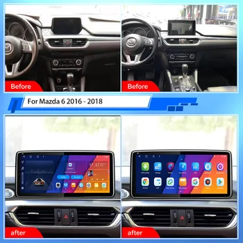 Для Mazda 6 2016-2018 Android Автомобильный Радиоприемник 2Din Стерео Приемник Авторадио Мультимедийный Плеер GPS Navi Экран Головного Устройства