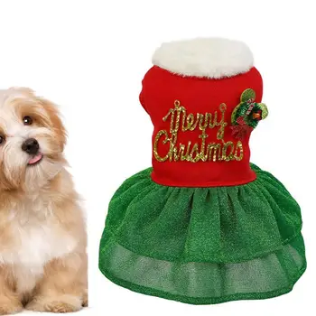 Рождественские платья для собак, портативный костюм для собак, многоразовое платье для домашних животных, Многофункциональное нарядное платье принцессы для щенков для товаров для домашних животных