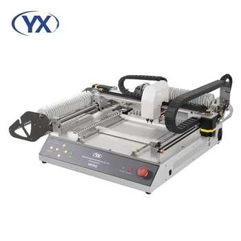 Недорогая высокоскоростная настольная мини-машина для подбора и размещения микросхем SMT-светодиодная печатная машина для печатных плат