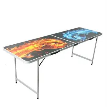 8-футовый складной стол для пивных пончиков, изготовленный на заказ, стол для кемпинга и пикника mesas plegables