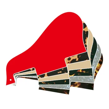 5шт Изготовленных на заказ гитарных накладок для ES 335 Short Jazz Archtop Guitar Pickguard Scratch Plate С многоцветным рисунком пламени на выбор