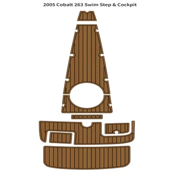 Качество 2005 Cobalt 263, платформа для плавания, Коврик для кокпита, лодка, пенопласт EVA, палубный коврик из искусственного тика