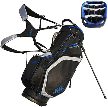 JAD Golf, повседневная сумка-подставка Премиум-класса для гольфа для мужчин и женщин, 14-позиционные верхние разделители, сверхлегкая, удобная для переноски, Большой размер