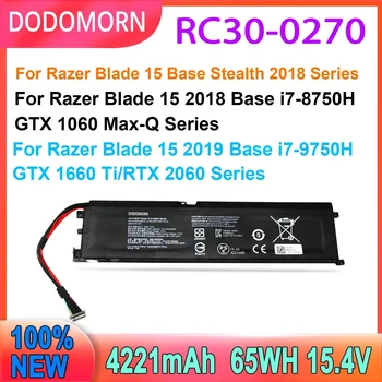 НОВЫЙ Аккумулятор для ноутбука Razer Blade 15 BASE 2018 2019 2020 2021 Года Серии RZ09-02705 RZ09-02705E76-R3U1 Быстрая Доставка