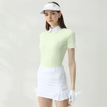 Женская футболка для гольфа Golfist Petal Pan С отложным воротником, Дышащая Быстросохнущая Женская одежда